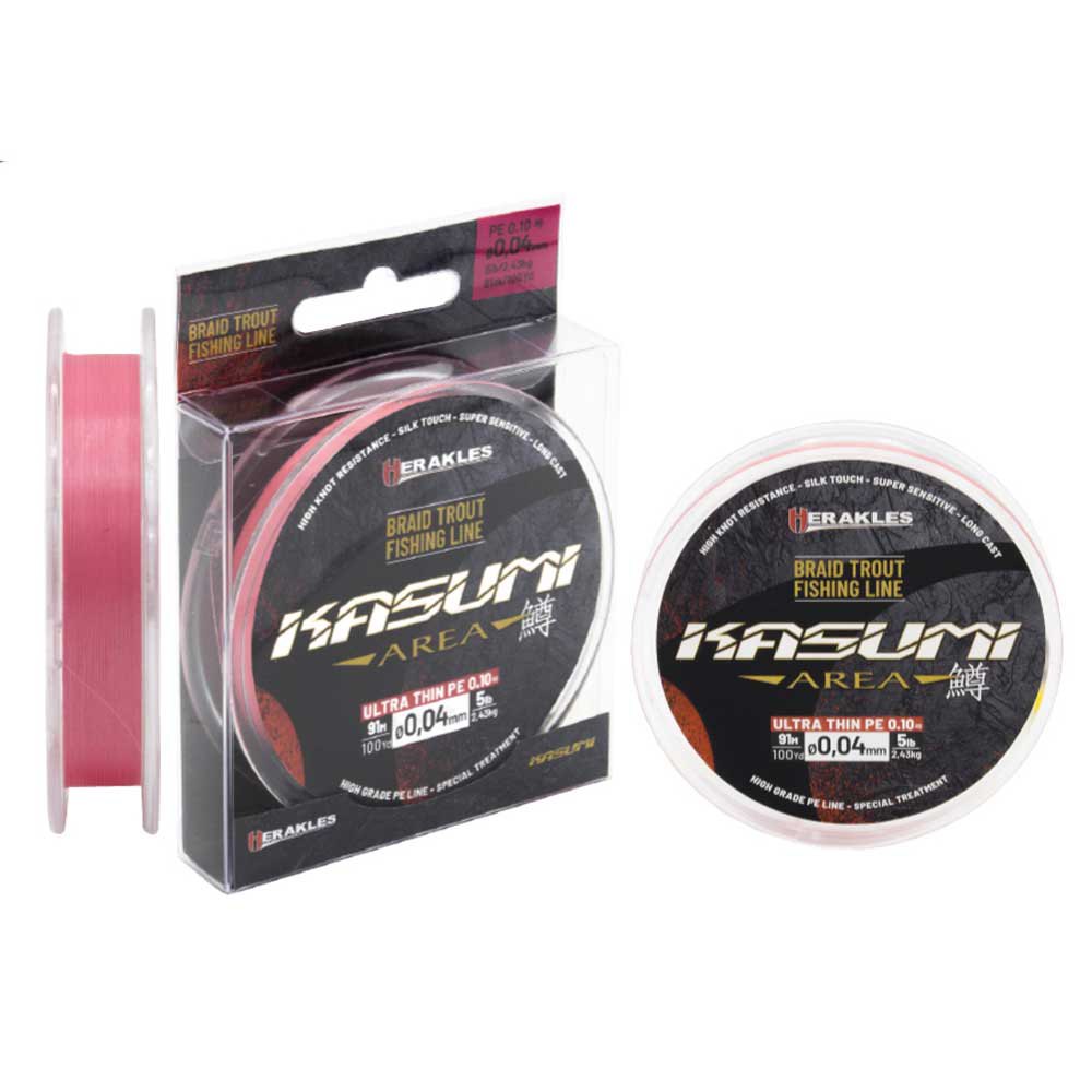 Herakles Kasumi Braided Line 91 M Durchsichtig 0.040 mm Herakles Kasumi Braided Line 91 M Durchsichtig 0.040 mm von Herakles