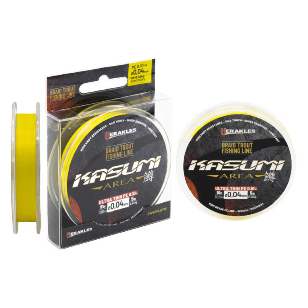 Herakles Kasumi Braided Line 91 M Durchsichtig 0.040 mm Herakles Kasumi Braided Line 91 M Durchsichtig 0.040 mm von Herakles