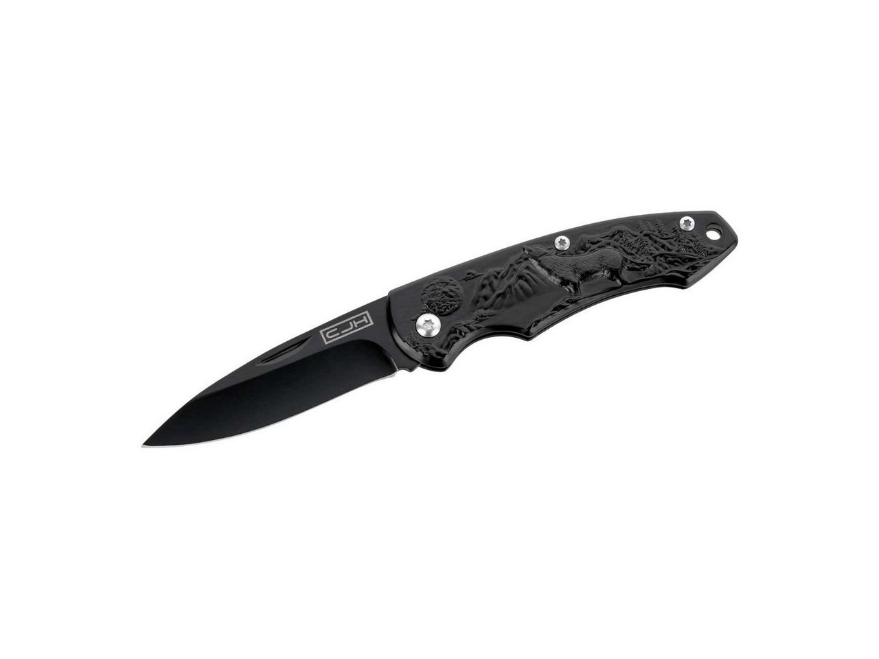 Herbertz Taschenmesser, CJH Taschenmesser, Wolf, schwarz Herbertz Taschenmesser, CJH Taschenmesser, Wolf, schwarz von Herbertz