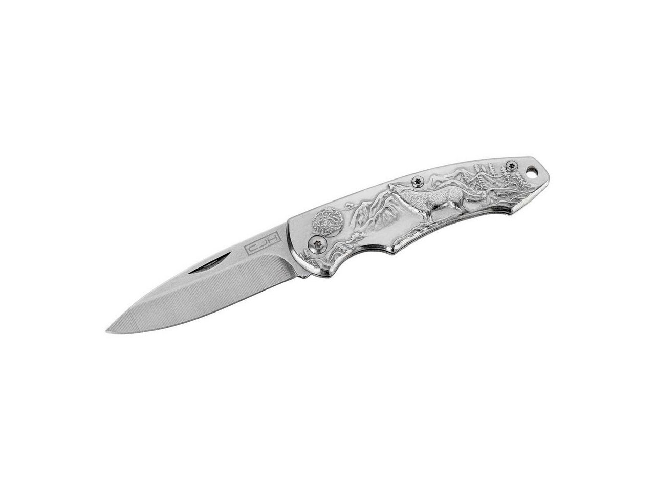 Herbertz Taschenmesser, CJH Taschenmesser, Wolf, silber Herbertz Taschenmesser, CJH Taschenmesser, Wolf, silber von Herbertz