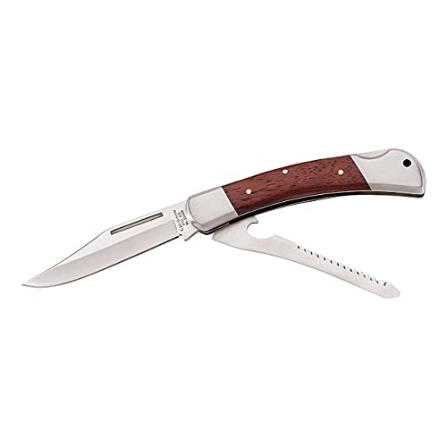 Herbertz Taschenmesser, rostfrei, Pakkaholz-Schale, mit Säge Messer, grau, M Herbertz Taschenmesser, rostfrei, Pakkaholz-Schale, mit Säge Messer, grau, M von Herbertz