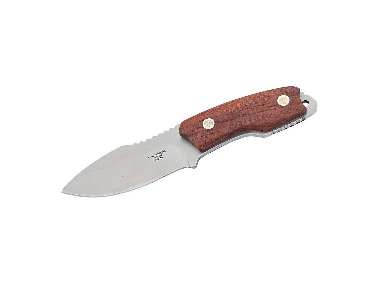 Herbertz Taschenmesser Herbertz Gürtelmesser Cocobolo Holz 9,3 cm Klinge 108010 von Herbertz