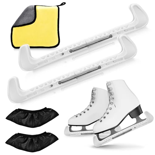 Herefun Schoner für Schlittschuhkufen, Kufenschoner Schlittschuhe Schwarze, Elastische Kufenstrümpfe, Verstellbare Kunststoff-Schlittschuhschützer, Schlittschuhe Eislaufschuhe Kufenschutz Zubehör Herefun Schoner für Schlittschuhkufen, Kufenschoner Schlittschuhe Schwarze, Elastische Kufenstrümpfe, Verstellbare Kunststoff-Schlittschuhschützer, Schlittschuhe Eislaufschuhe Kufenschutz Zubehör von Herefun