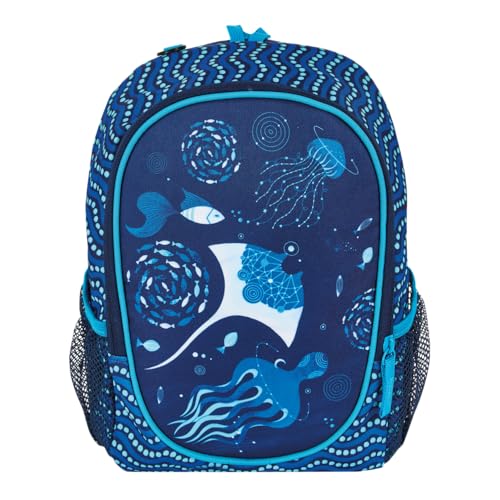 herlitz Kindergartenrucksack Rookie Deep Ocean, 1 Stück, 29 x 21 x 10 cm von Herlitz