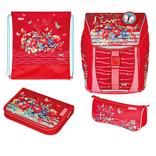 herlitz Schulranzen FiloLight Plus, Vintage Love, 1 Stück herlitz Schulranzen FiloLight Plus, Vintage Love, 1 Stück von Herlitz