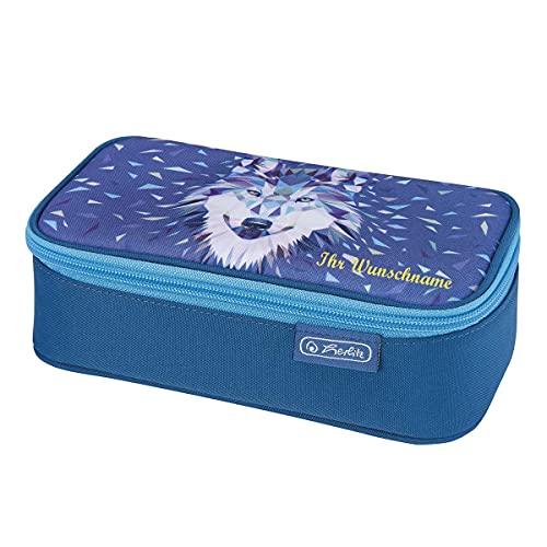 Herlitz Stiftebox XXL mit Namensgravur - Faulenzerrolle - Faulenzer-Box "Wolf" Herlitz Stiftebox XXL mit Namensgravur - Faulenzerrolle - Faulenzer-Box "Wolf" von Herlitz