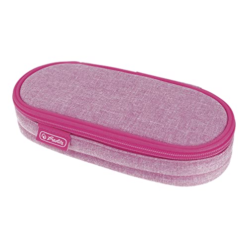 herlitz 50038930 Faulenzer Etui, Knitted Rose, 1 Stück von Herlitz