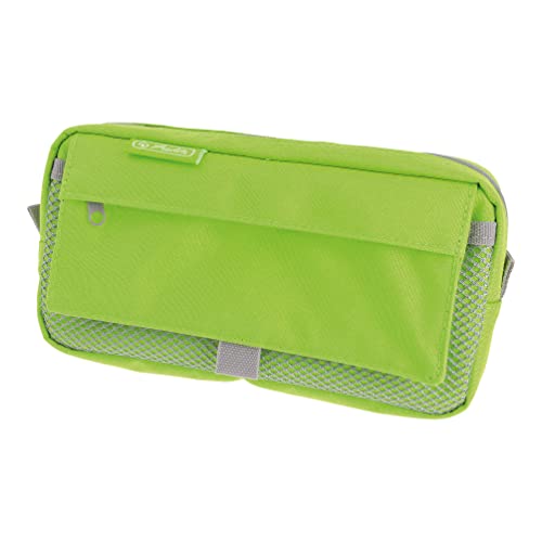 herlitz 50039043 Faulenzer mit 2 Außentaschen, Neon green, 1 Stück von Herlitz