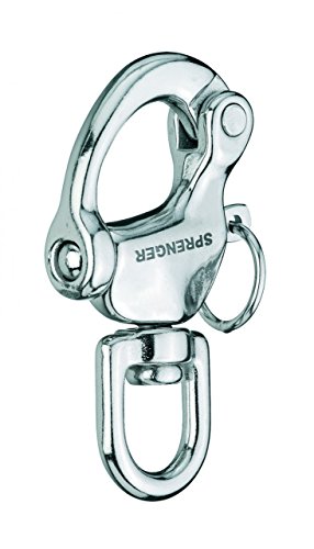 Schnappschäkel - Edelstahl rostfrei, 87 x 16 mm Schnappschäkel - Edelstahl rostfrei, 87 x 16 mm von Herm Sprenger