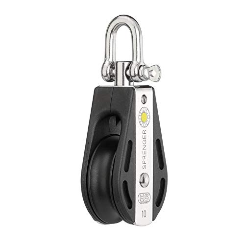 Sprenger 10mm S-Block mit 1 Rolle und Wirbel Gleitlager Sprenger 10mm S-Block mit 1 Rolle und Wirbel Gleitlager von Herm Sprenger