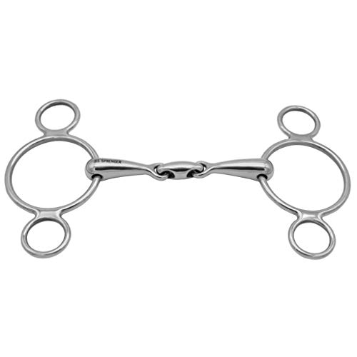 Sprenger 3-Ring Trense doppelt gebrochen Größe: 12.5cm Farbe: Edelstahl Sprenger 3-Ring Trense doppelt gebrochen Größe: 12.5cm Farbe: Edelstahl von Herm Sprenger