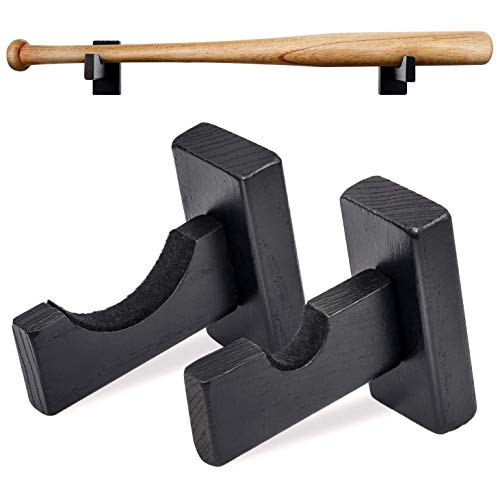 Hermosiey Baseball SchläGer Anzeige Wand Halterung, Fledermaus Halter für Wand Solide mit Filz Liner Und Versteckten Schrauben Fledermaus Wand Halterung von Hermosiey