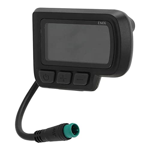 Hermosiey Elektrisches Fahrrad-Display-Messgerät LCD-EN06 Display E-Bike Wasserdichter Stecker von Hermosiey