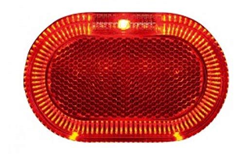 Herrmans 2021310100 Gepäckträgerrücklicht, rot, 10 x 3 x 3 cm von HERRMANS