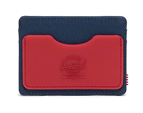 Herschel Charlie Rubber RFID Wallet Navy/Red Herschel Charlie Rubber RFID Wallet Navy/Red von Herschel