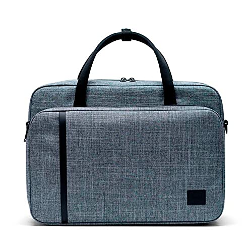 Herschel Gibson Messenger Bag, Raven Crosshatch, One Size Herschel Gibson Messenger Bag, Raven Crosshatch, One Size von Herschel