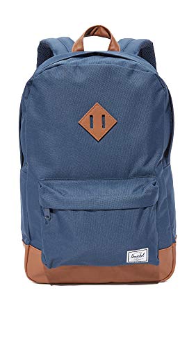 Herschel Rucksack Heritage, dunkelblau/braun, 38 x 28 x 14 cm, 10007-00007 Herschel Rucksack Heritage, dunkelblau/braun, 38 x 28 x 14 cm, 10007-00007 von Herschel