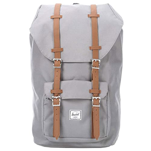 Herschel Little America Backpack, Grey/Tan Synthetic Leather Backpack, Einheitsgröße, 10014-00006-OS Herschel Little America Backpack, Grey/Tan Synthetic Leather Backpack, Einheitsgröße, 10014-00006-OS von Herschel