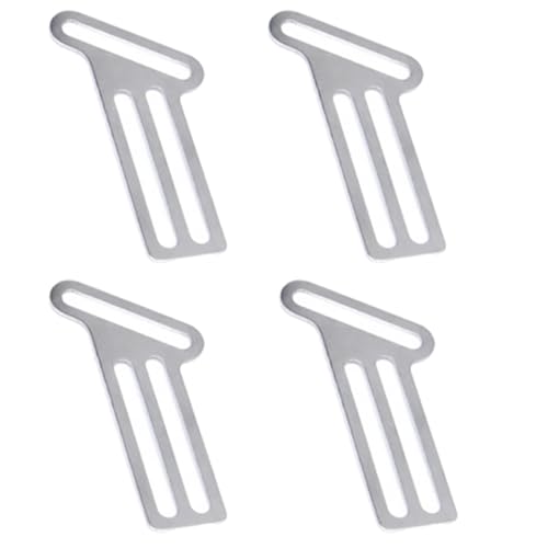 Herxermeny 4X Sidemount-Gurtbandhalter Aus Edelstahl zum Tauchen, Passend für 5-cm-Gurtband, Langlebiges BCD-Zubehör, Stil 1 von Herxermeny