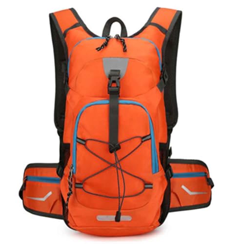 Herxermeny Outdoor Trinkrucksack für Outdoor Sport Wandern Camping Klettern Bergsteigen Rucksack Tagesrucksack Orange von Herxermeny