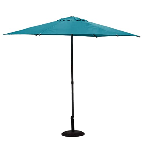 Hespéride - Runder gerader Sonnenschirm Soya in Blaugrün - 2,7 m - Blaue Ente Hespéride - Runder gerader Sonnenschirm Soya in Blaugrün - 2,7 m - Blaue Ente von Hespéride