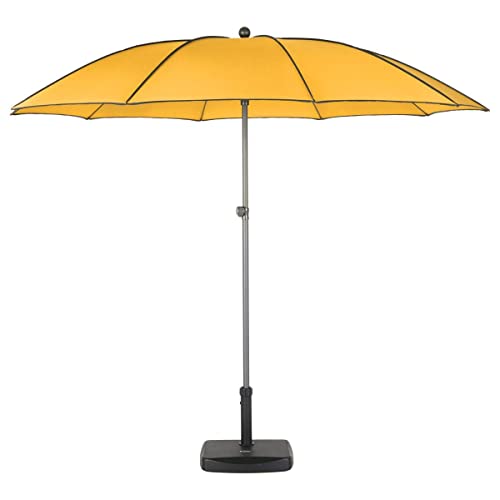 Hespéride - Runder gerader neigbarer Sonnenschirm Bogota in Safran - 2,5 m - Safran Hespéride - Runder gerader neigbarer Sonnenschirm Bogota in Safran - 2,5 m - Safran von Hespéride
