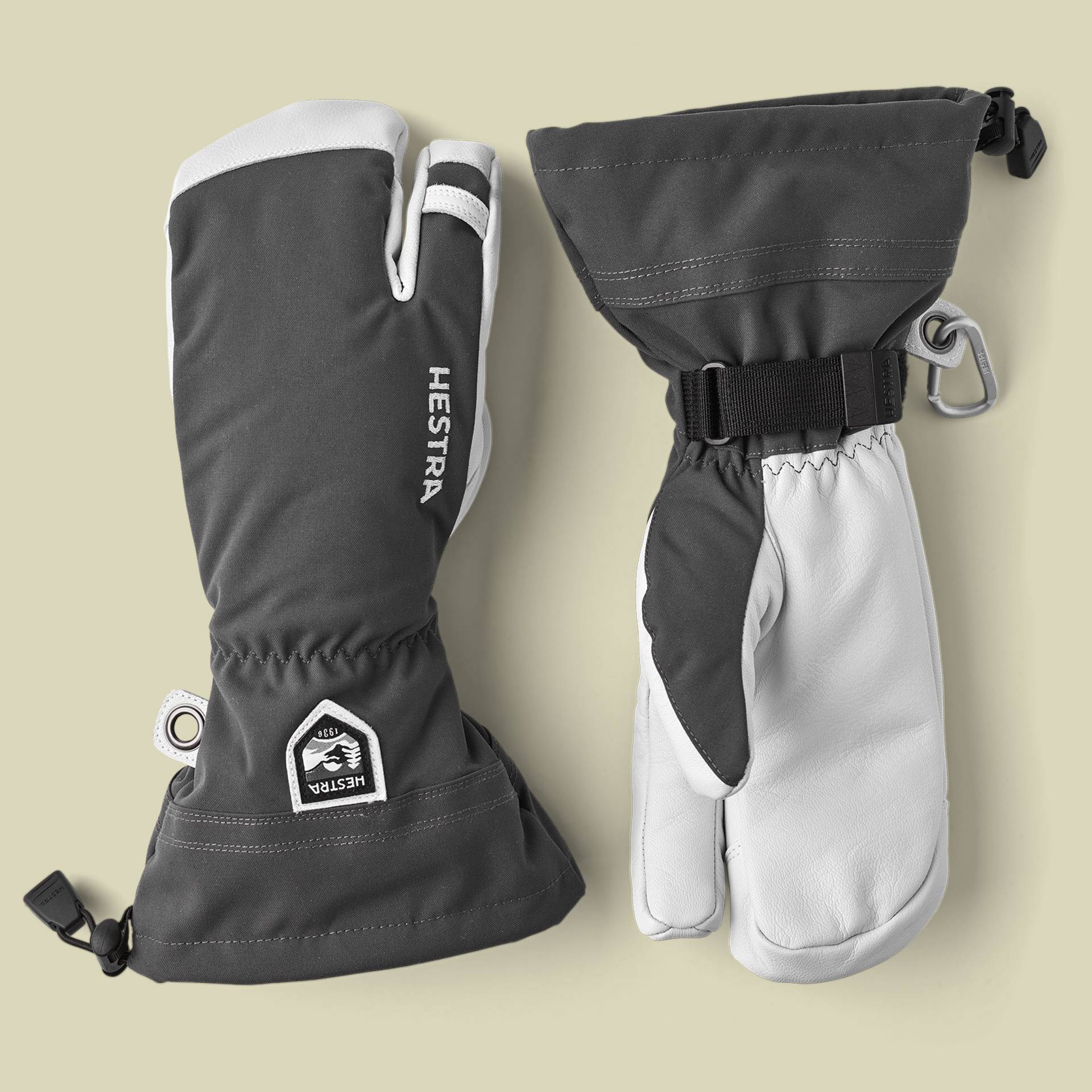 Army Leather Heli Ski 3-Finger Größe 9 Farbe grey Army Leather Heli Ski 3-Finger Größe 9 Farbe grey von Hestra