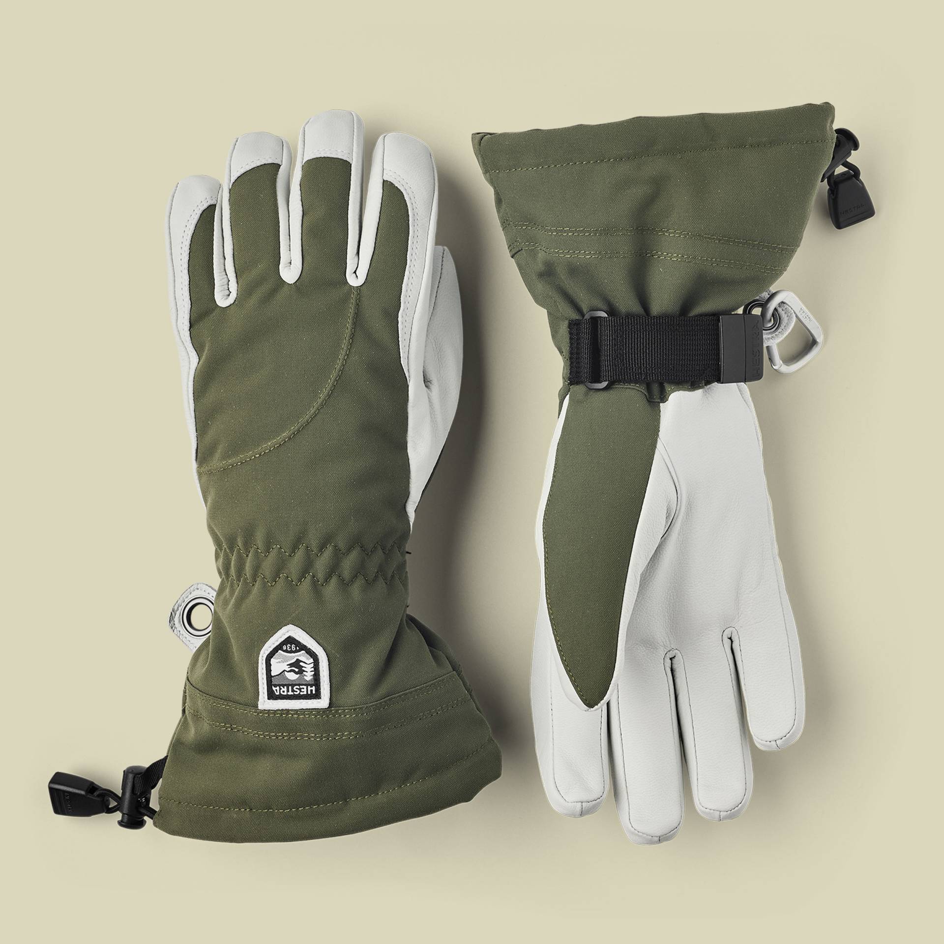 Heli Ski Female Größe 7 Farbe olive/offwhite Heli Ski Female Größe 7 Farbe olive/offwhite von Hestra