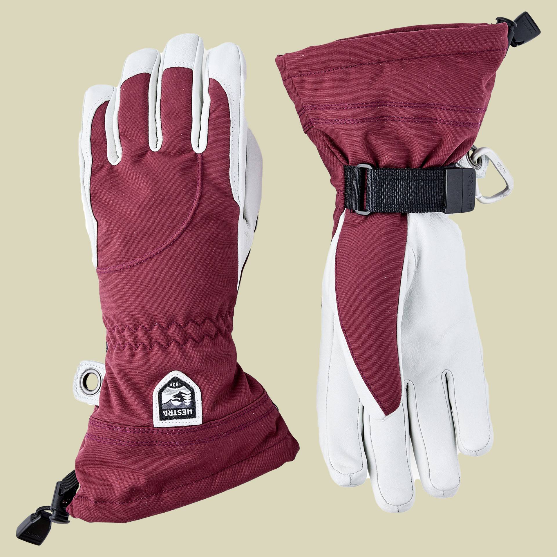 Heli Ski Female rot 9 - bordeaux/offwhite Heli Ski Female rot 9 - bordeaux/offwhite von Hestra