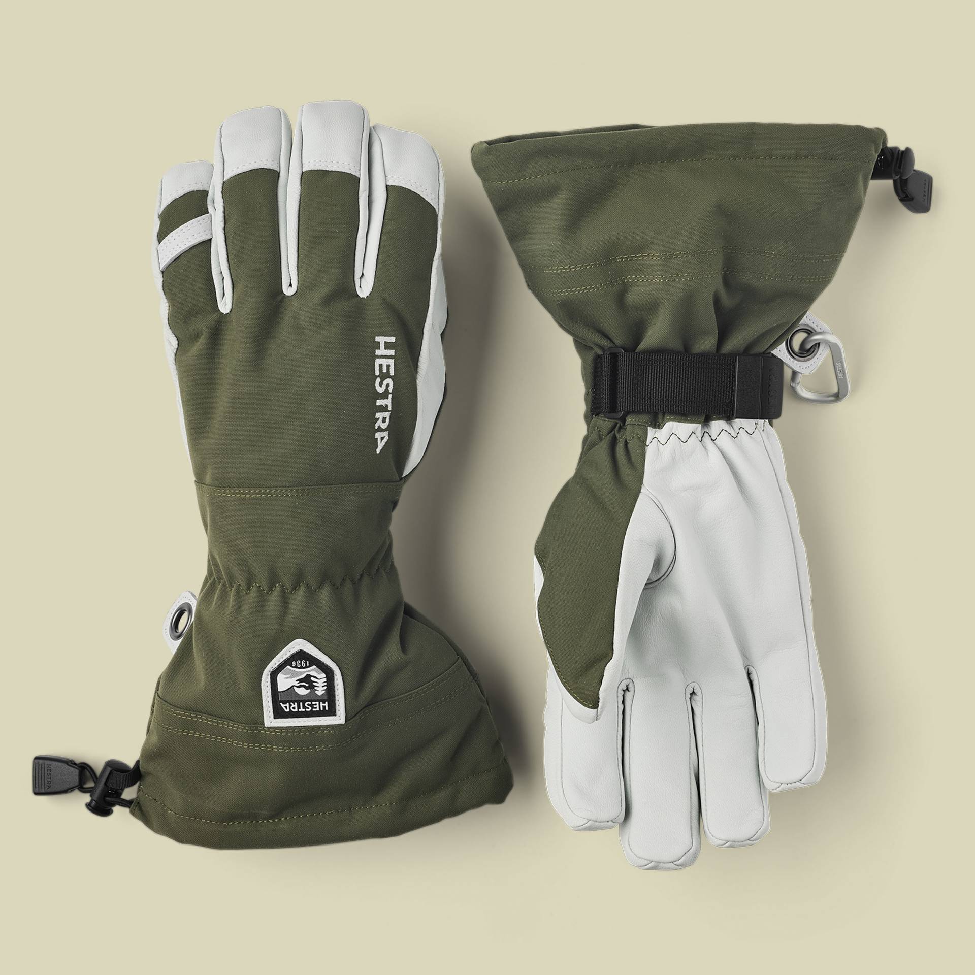 Army Leather Heli Ski Größe 8 Farbe olive Army Leather Heli Ski Größe 8 Farbe olive von Hestra
