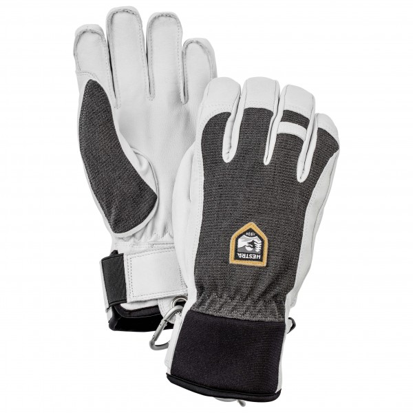 Hestra - Army Leather Patrol 5 Finger - Handschuhe Gr 7 grau von Hestra