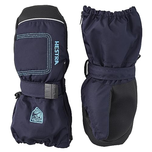 Hestra – Babyhandschuhe, Unisex, lang, mit Reißverschluss, Herren, schwarz/schwarz, 5 Hestra – Babyhandschuhe, Unisex, lang, mit Reißverschluss, Herren, schwarz/schwarz, 5 von Hestra