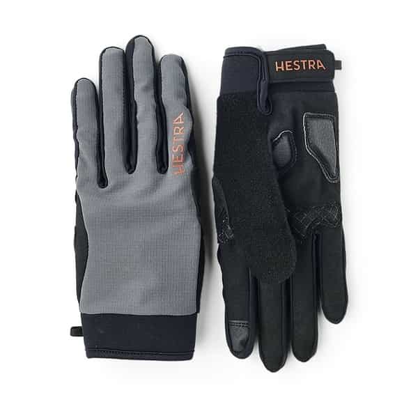 Hestra Bike Guard Long - 5 finger (Grau 7) Fahrradbekleidung von Hestra