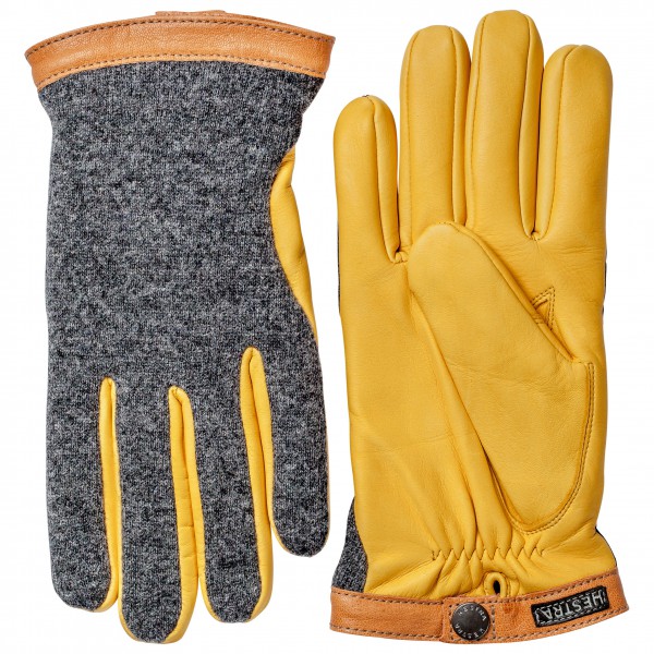 Hestra - Deerskin Wool Tricot - Handschuhe Gr 6;7;8 braun;bunt;grau;grau/schwarz von Hestra