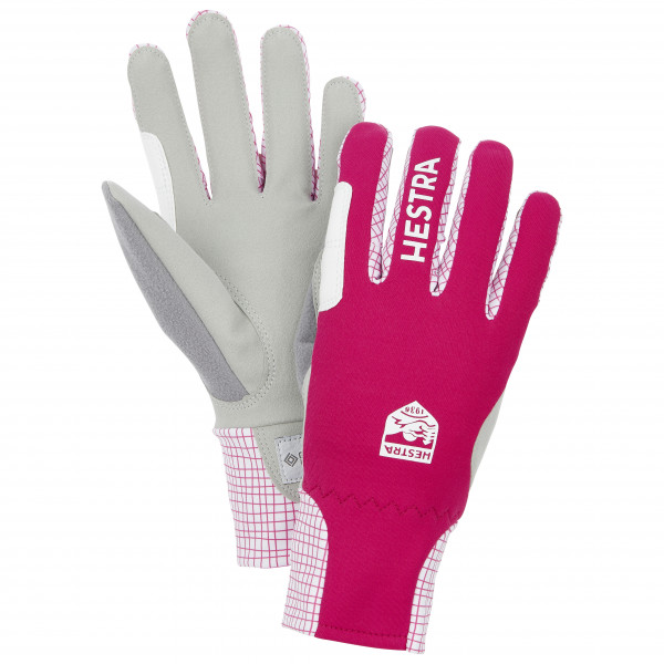 Hestra - Women's W.S. Breeze 5 Finger - Handschuhe Gr 7 rosa/grau von Hestra