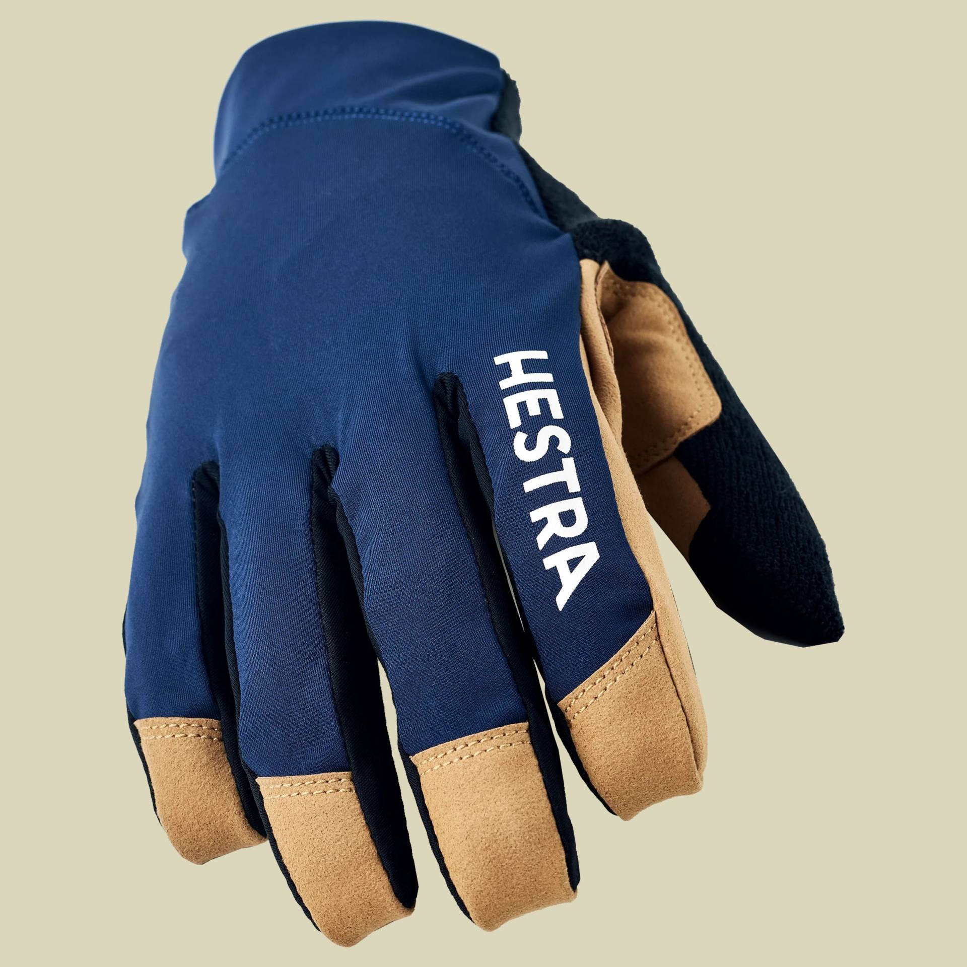 Spiro Long– 5 finger unisex 8 mehrfarbig - Farbe navy/tan Spiro Long– 5 finger unisex 8 mehrfarbig - Farbe navy/tan von Hestra