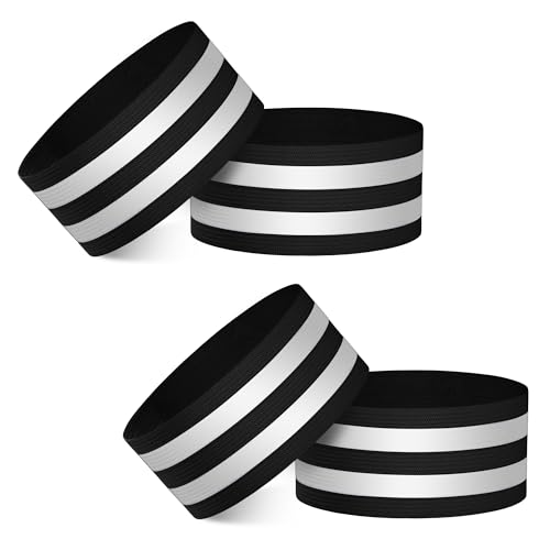 Heveer Reflektierende Bänder Reflektorband Elastisch Reflektierende Sicherheitsarmband für Nacht Gehen Radfahren Laufen 4 Stück Schwarz Heveer Reflektierende Bänder Reflektorband Elastisch Reflektierende Sicherheitsarmband für Nacht Gehen Radfahren Laufen 4 Stück Schwarz von Heveer