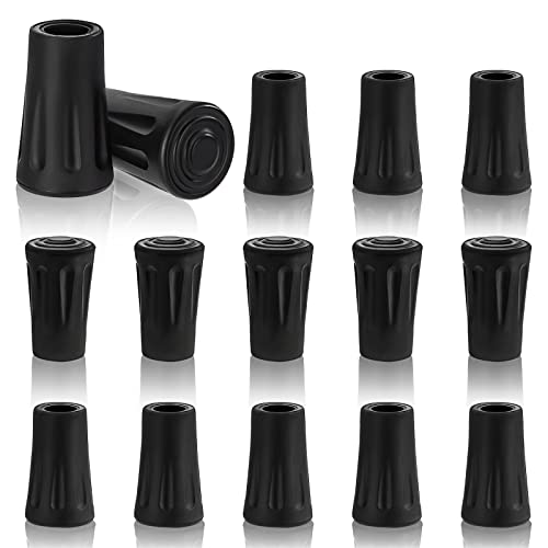 Wanderstöcke mit Gummispitzen 15 Stück Universal 10mm Nordic Walking Pads rutschfest Wanderstöcke Aufsätze für Walkingstöcke Gehstützen Wanderstöcke mit Gummispitzen 15 Stück Universal 10mm Nordic Walking Pads rutschfest Wanderstöcke Aufsätze für Walkingstöcke Gehstützen von Heveer