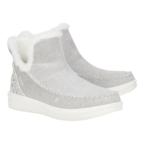 Hey Dude Unisex – Erwachsene Camden Brushed Cozy, GRAU, W12 von Hey Dude