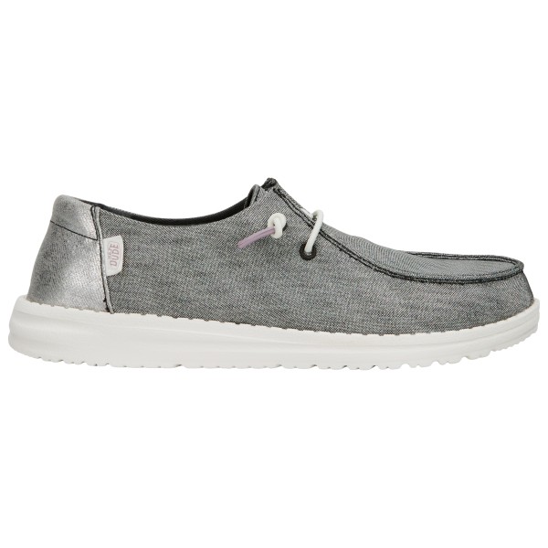 HeyDude - Women's Wendy Metallic Sparkle - Sneaker Gr 36 grau von HeyDude