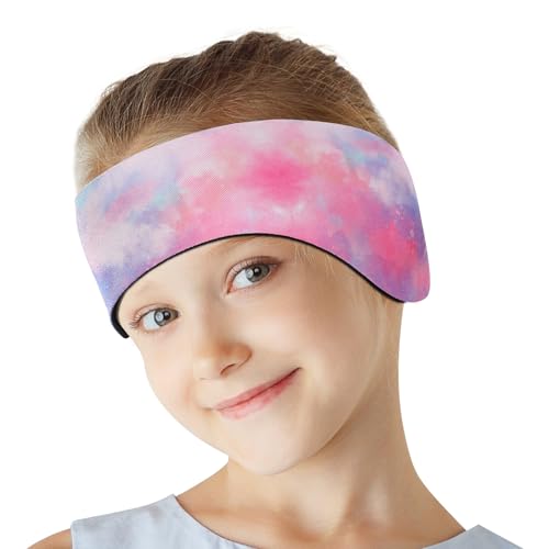 HeySplash Schwimm Stirnband Kinder, Ohrenschutz Schwimmen Kinder Neopren Stirnband mit Hohe Elastizität, Klettverschluss, Schwimmstirnbänder Kinder Wasserdicht Schwimmen Baden, M, Tie-dye Rosa HeySplash Schwimm Stirnband Kinder, Ohrenschutz Schwimmen Kinder Neopren Stirnband mit Hohe Elastizität, Klettverschluss, Schwimmstirnbänder Kinder Wasserdicht Schwimmen Baden, M, Tie-dye Rosa von HeySplash