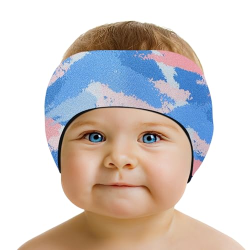 HeySplash Schwimm Stirnband Kinder, Ohrenschutz Schwimmen Kinder Neopren Stirnband mit Hohe Elastizität, Klettverschluss, Schwimmstirnbänder Kinder Wasserdicht Schwimmen Baden, S, Tie-dye Blau HeySplash Schwimm Stirnband Kinder, Ohrenschutz Schwimmen Kinder Neopren Stirnband mit Hohe Elastizität, Klettverschluss, Schwimmstirnbänder Kinder Wasserdicht Schwimmen Baden, S, Tie-dye Blau von HeySplash