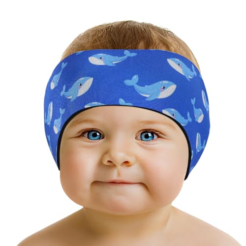 HeySplash Schwimm Stirnband Kinder, Ohrenschutz Schwimmen Kinder Neopren Stirnband mit Hohe Elastizität, Klettverschluss, Schwimmstirnbänder Kinder Wasserdicht Schwimmen Baden, S, Voll Dunkel Blau Wal HeySplash Schwimm Stirnband Kinder, Ohrenschutz Schwimmen Kinder Neopren Stirnband mit Hohe Elastizität, Klettverschluss, Schwimmstirnbänder Kinder Wasserdicht Schwimmen Baden, S, Voll Dunkel Blau Wal von HeySplash