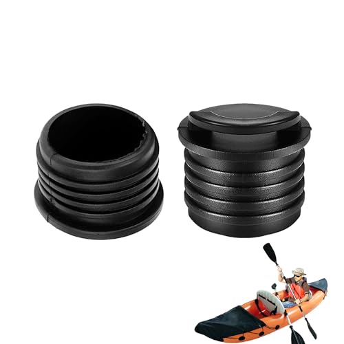 Hezhou® 2 Stück Kajak Stopfen Kayak Plugs Kajak Scucker Plugs Bungs Stopper Boot Ablassschraube Kajak Ablassschraube Zubehör Kajak Zubehör für Kajak, Kanu, Boot, Stöpsel Ersatz (2, 40 mm) von Hezhou