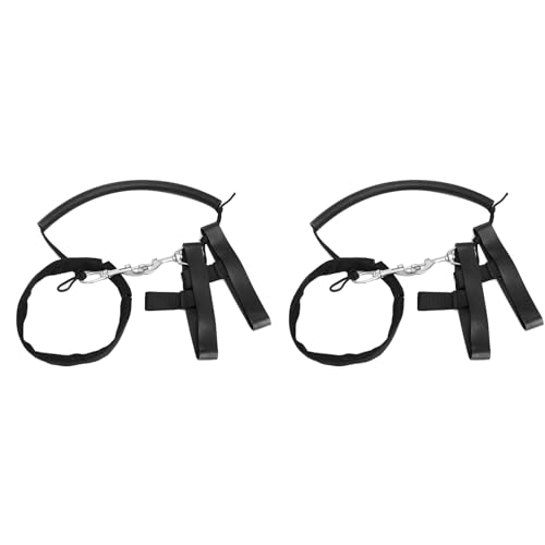 Hfourhnik 2X Tauchflaschen-Zylinder Stage Bottle Rigging Sidemount Strap+Clamp und Clips,Tauchflaschengurte,für 6L Tank von Hfourhnik