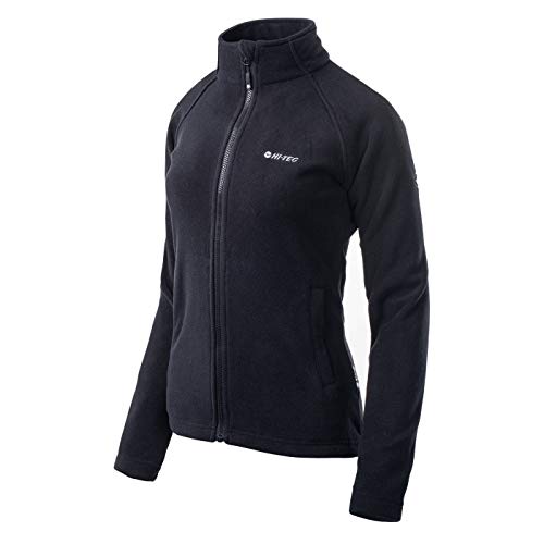 HI-TEC Damen Lady HENIS Fleecejacke, Black, S HI-TEC Damen Lady HENIS Fleecejacke, Black, S von HI-TEC