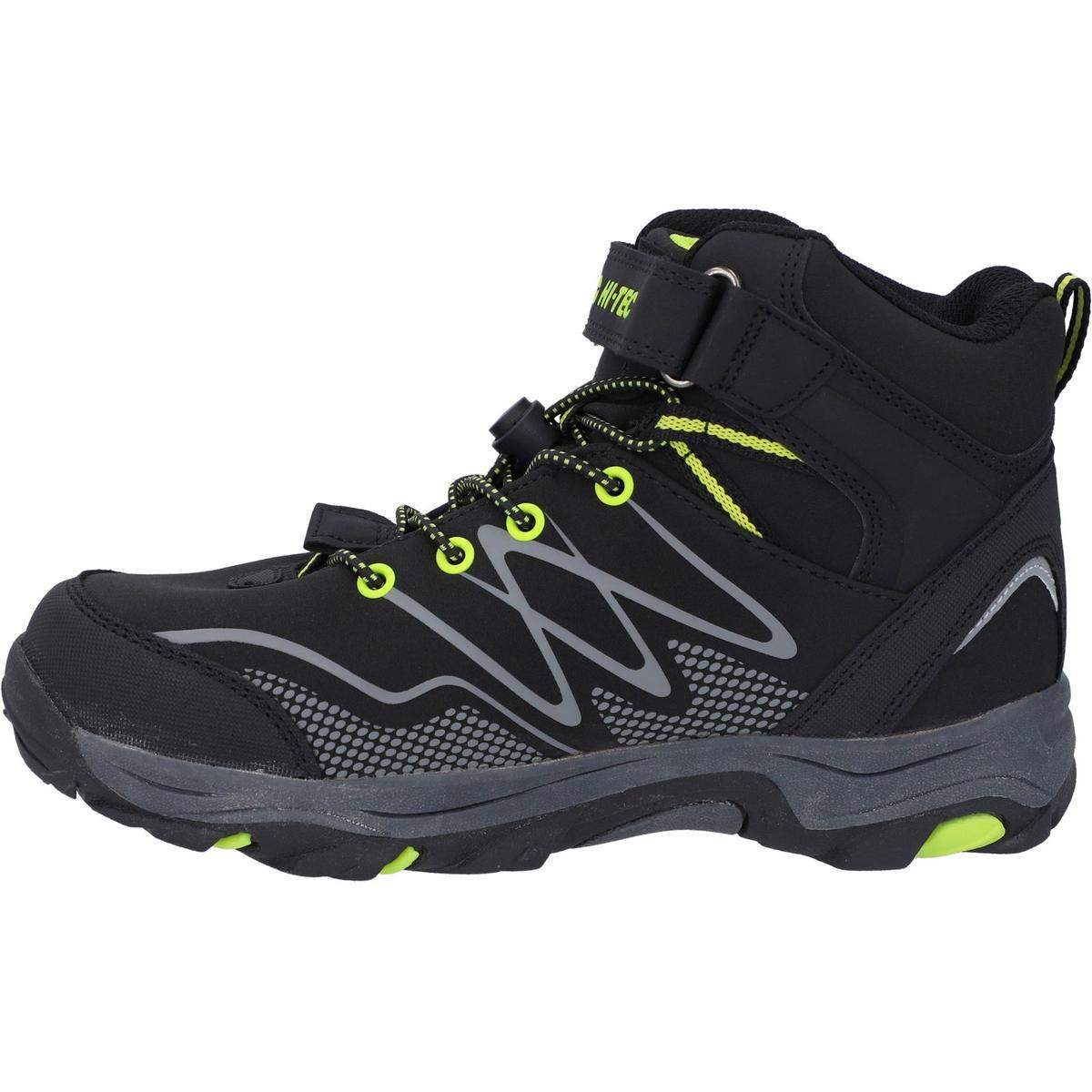 HI-TEC Wanderschuhe Hi-Tec Blackout Mid WP Jr schwarz/lime von Hi-Tec