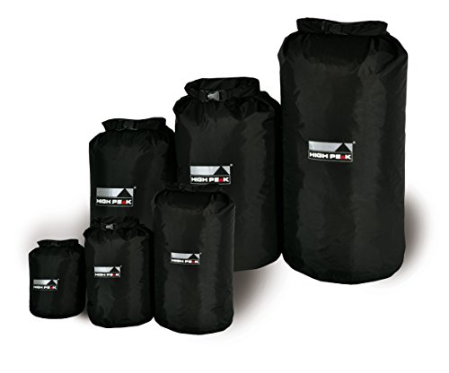 High Peak Drybag XXXS, schwarz, 11 x 11 x 24 cm, 1 Liter von High Peak