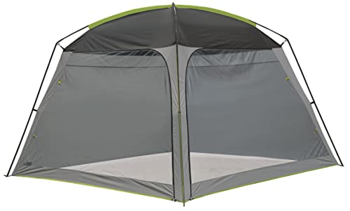 High Peak Unisex – Erwachsene Pavillon 3x3m, hellgrau-dunkelgrau-Lime, Einheitsgröße von High Peak