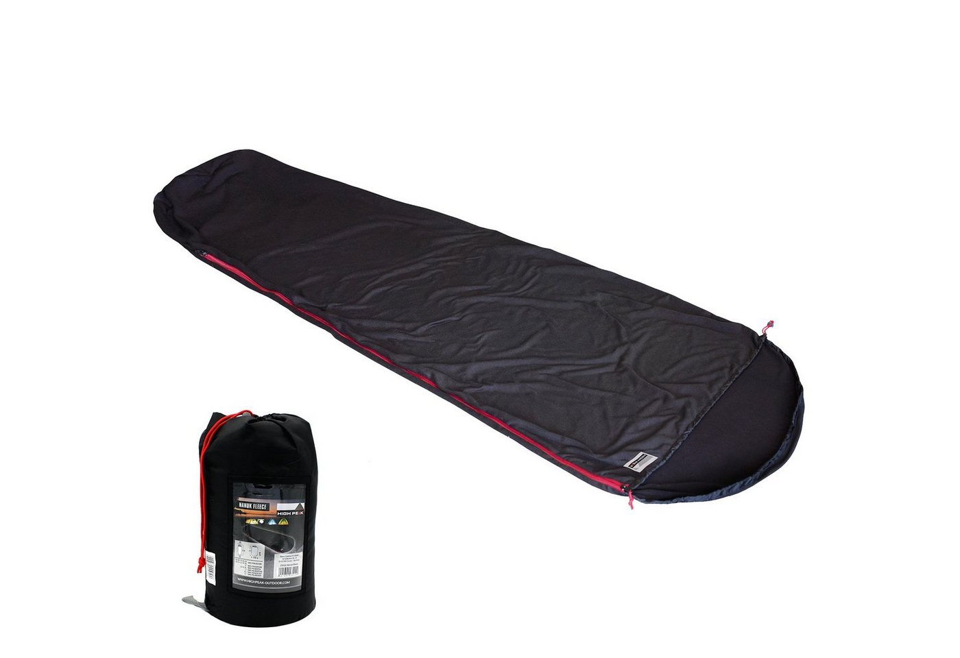 High Peak Schlafsackinlett Schlafsack Inlett Nanuk Mumie Fleece, Hütten Sommer Schlafsack Camping High Peak Schlafsackinlett Schlafsack Inlett Nanuk Mumie Fleece, Hütten Sommer Schlafsack Camping von High Peak